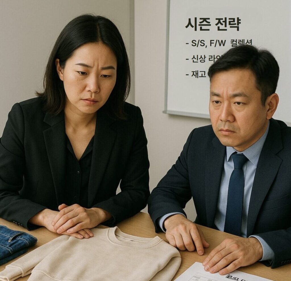 성장 정체에 부딪힌 패션 브랜드 실무진, 해답을 찾기 위한 진지한 회의의 순간